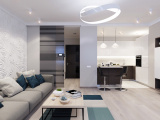 !Minimalist apartments in Kiev