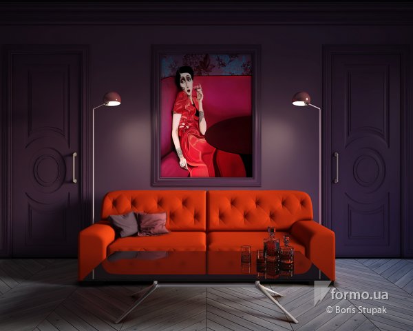 Sofa Raffaella by Pufetto for Slava Fokk apartments