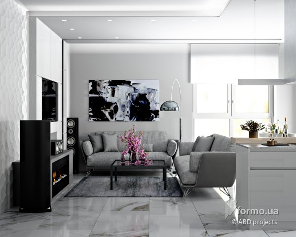 White apartment