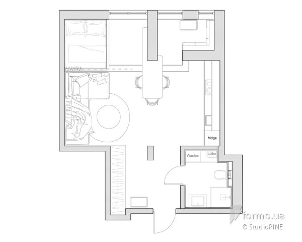 One Room Apartment