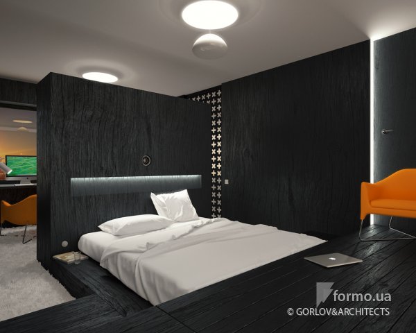 Интерьер &quot;Black bedroom&quot;