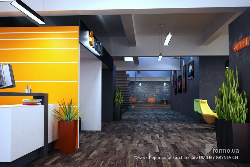 Офис IT компании, workshop interior / architecture DMITRIY GRYNEVICH, Дизайн интерьеров Formo.ua