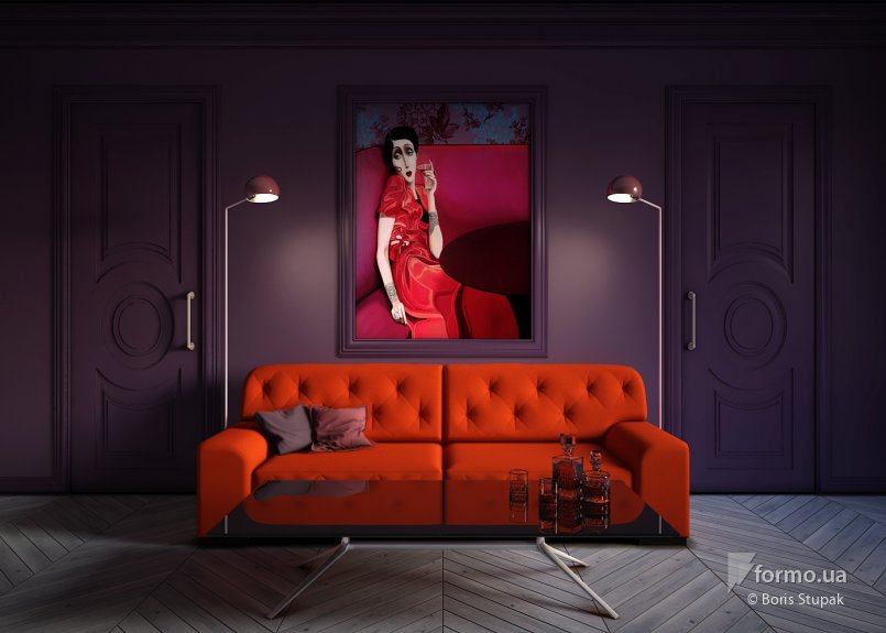 Sofa Raffaella by Pufetto for Slava Fokk apartments