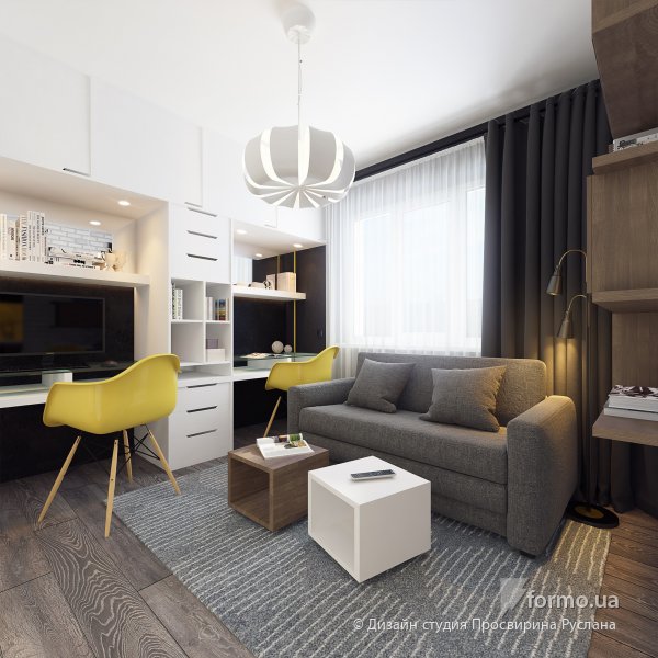 37 SQUARE METERS, Дизайн студия Просвирина Руслана, Гостиная, Дизайн интерьеров Formo.ua