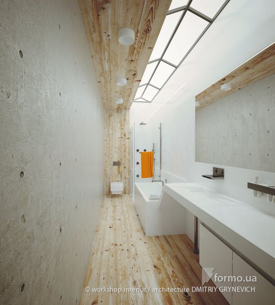 House 237, workshop interior / architecture DMITRIY GRYNEVICH, Ванная/Санузел, Дизайн интерьеров Formo.ua