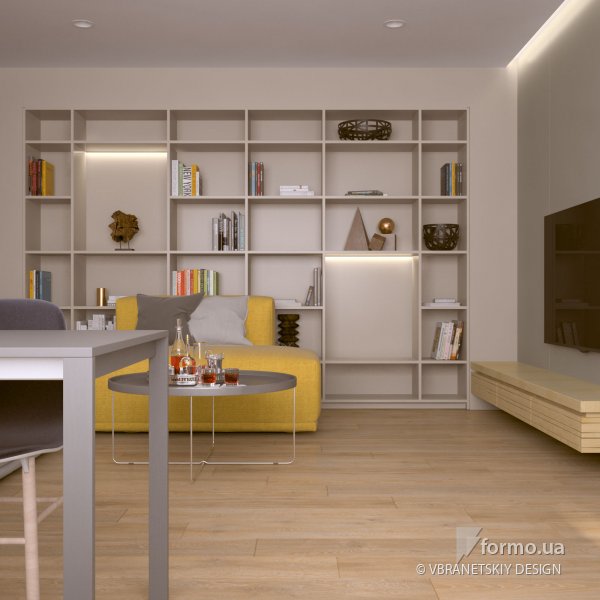 House_V, VBRANETSKIY DESIGN, Гостиная, Дизайн интерьеров Formo.ua