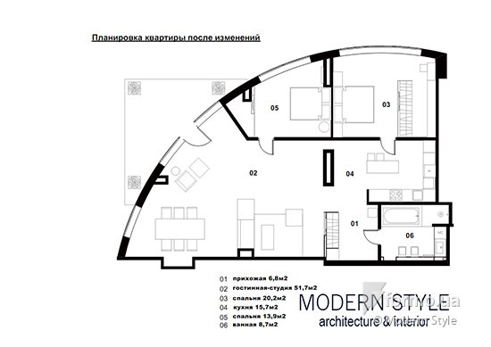 Квартира у моря, Modern Style, Чертежи, Дизайн интерьеров Formo.ua