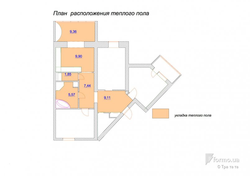 Чертежи для квартиры в Ялте, Тра та та, Чертежи, Дизайн интерьеров Formo.ua