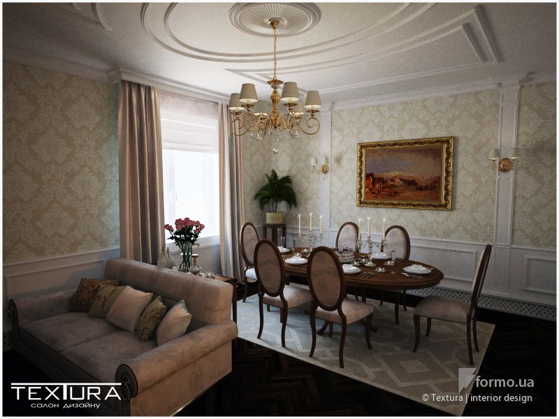 Англійська класика, Textura | interior design, Гостиная, Дизайн интерьеров Formo.ua