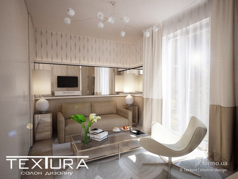 Гостьова кімната, Textura | interior design, Гостиная, Дизайн интерьеров Formo.ua