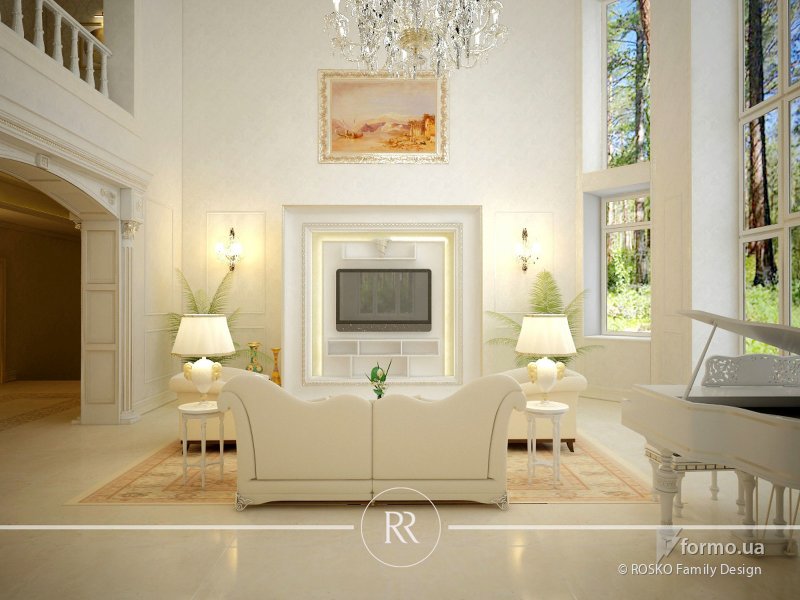 Knightsbridge, ROSKO Family Design, Гостиная, Дизайн интерьеров Formo.ua