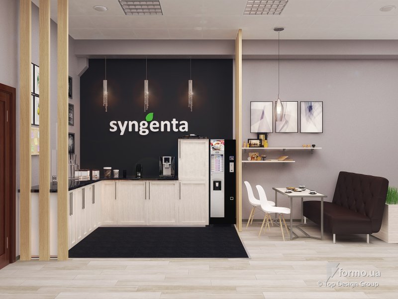 Coffe Point для киевского филиала Syngenta , Top Design Group, Общественные, Дизайн интерьеров Formo.ua