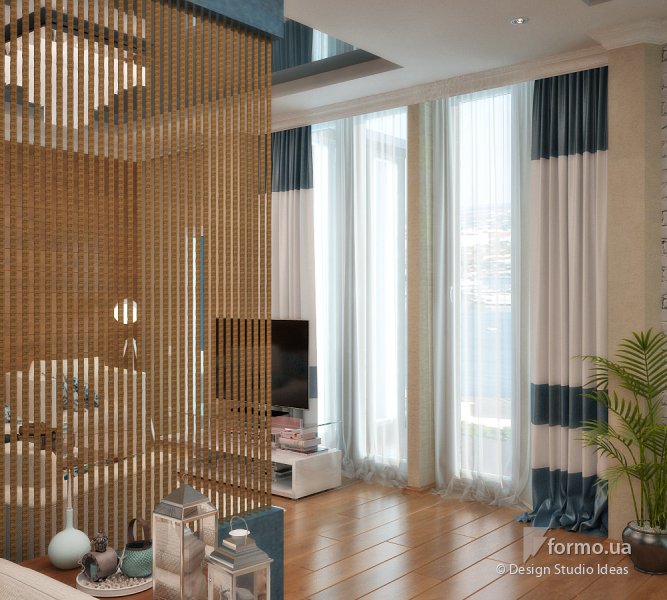 Кухня и гостиная в морском стиле, Design Studio Ideas, Кухня, Дизайн интерьеров Formo.ua