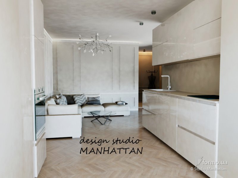 Неоклассика, Studio Manhattan, Кухня, Дизайн интерьеров Formo.ua