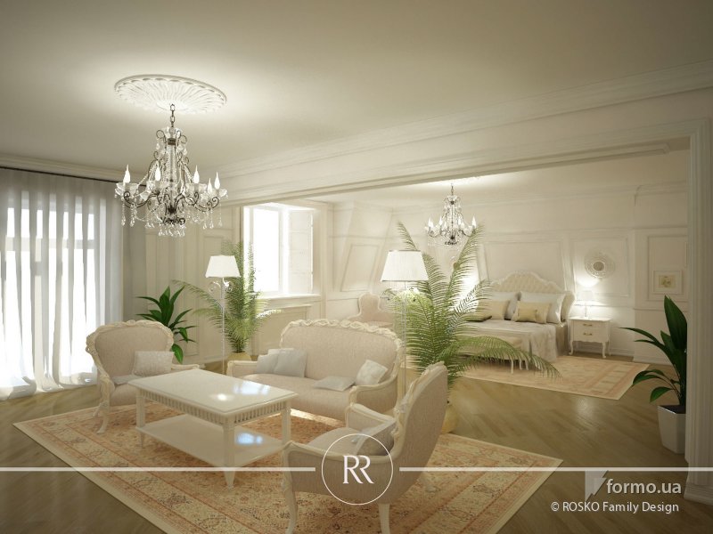 Knightsbridge, ROSKO Family Design, Спальня, Дизайн интерьеров Formo.ua