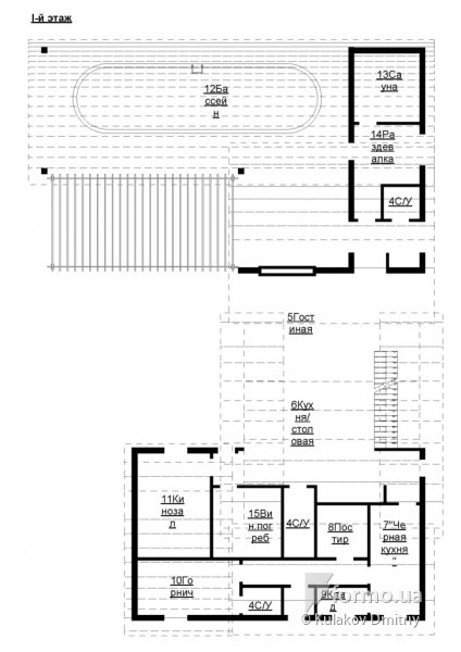 Вилла для времяпровождения, Kulakov Dmitriy, Чертежи, Дизайн интерьеров Formo.ua